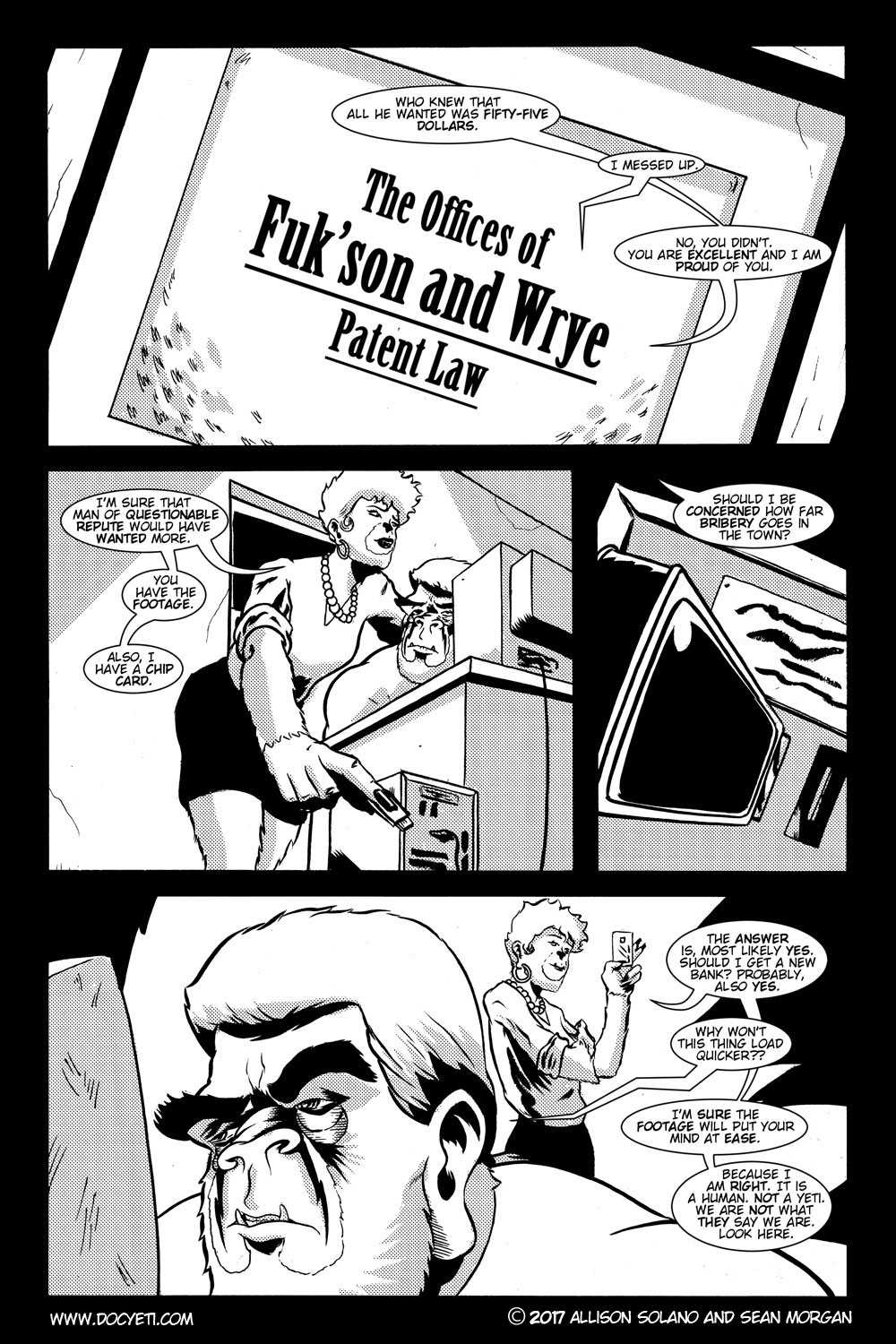 This Yeti for Hire! or the Yeti with the Lace Kerchief! Issue 2 pg.10