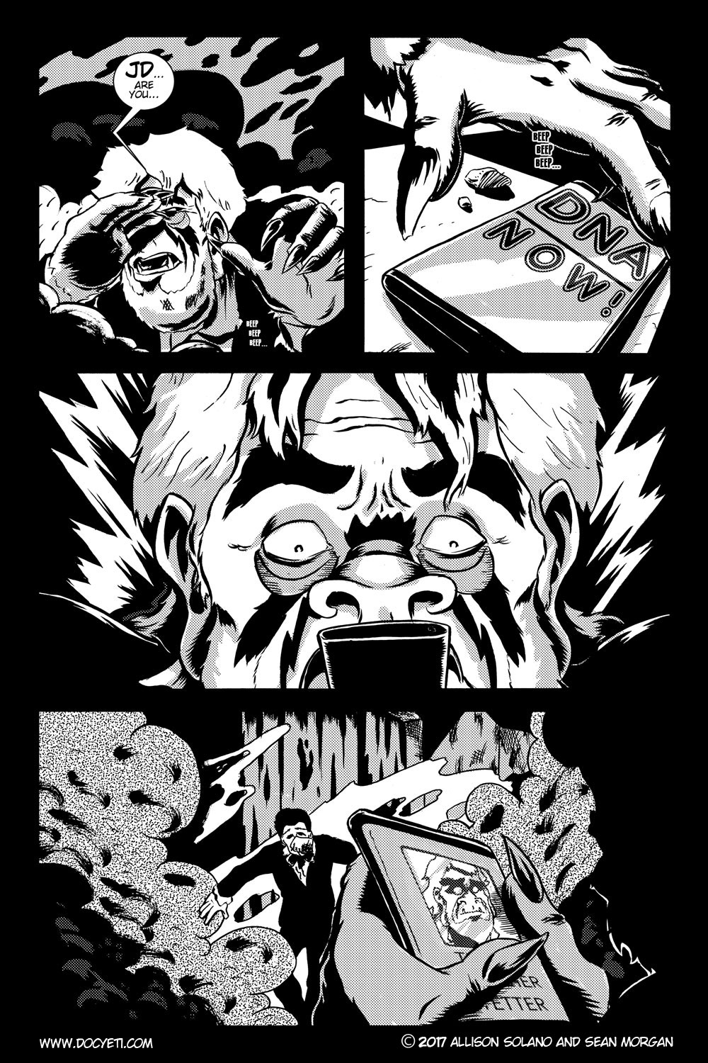 This Yeti for Hire! or the Yeti with the Lace Kerchief! Issue 3 pg.13