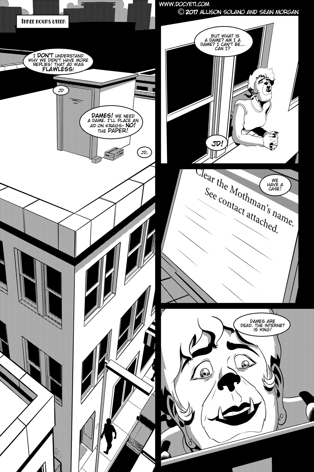 Flight of the Mothman! Issue 1 page 4