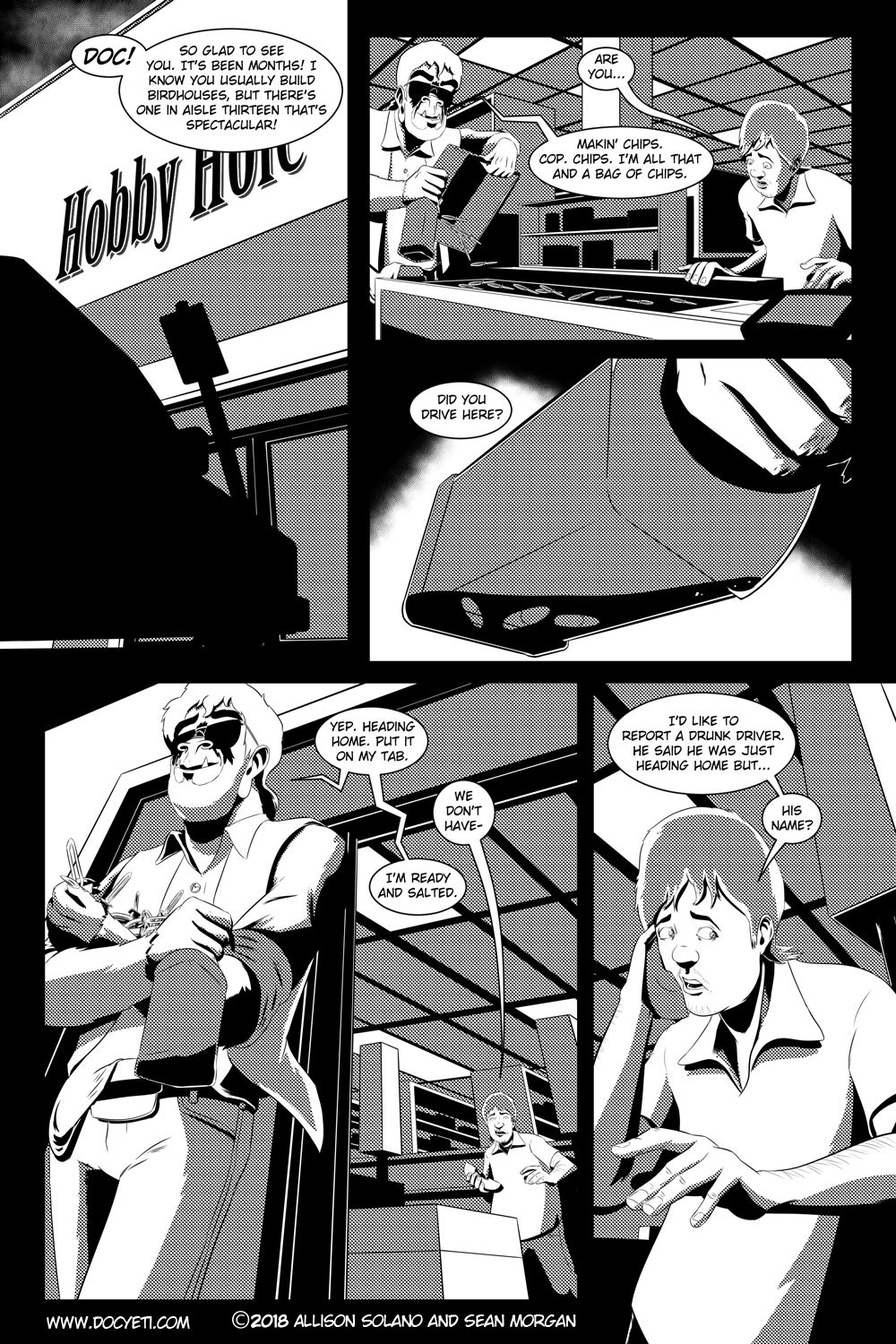 Flight of the Mothman! Issue 4 Page 1