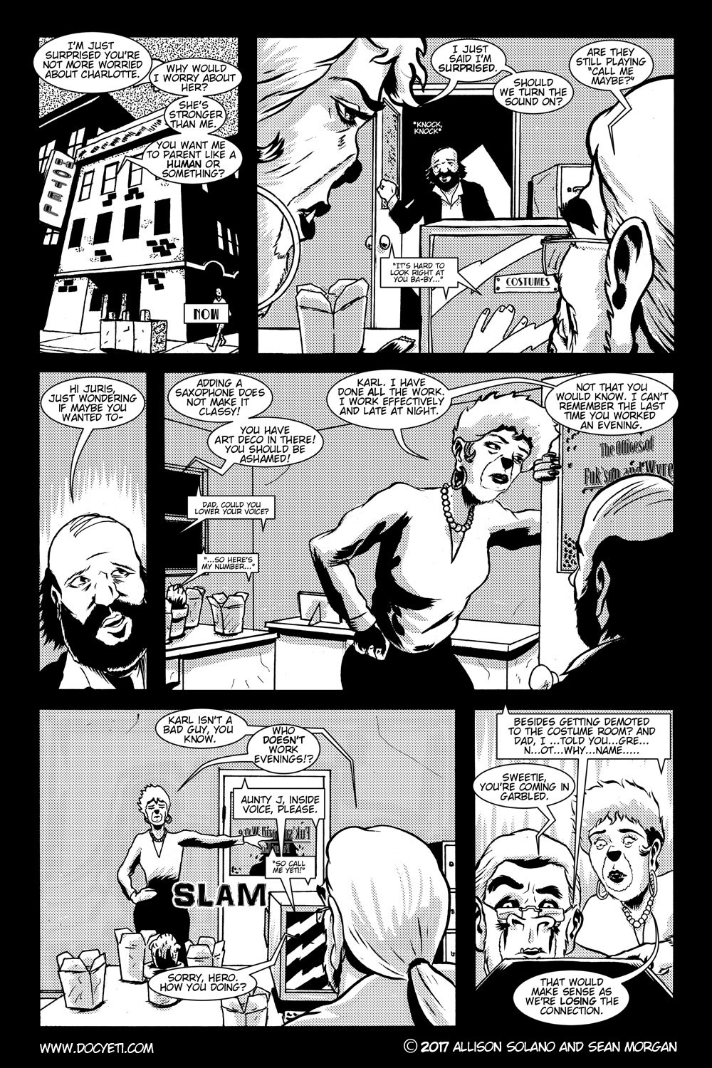 This Yeti for Hire! or the Yeti with the Lace Kerchief! Issue 2 pg.2