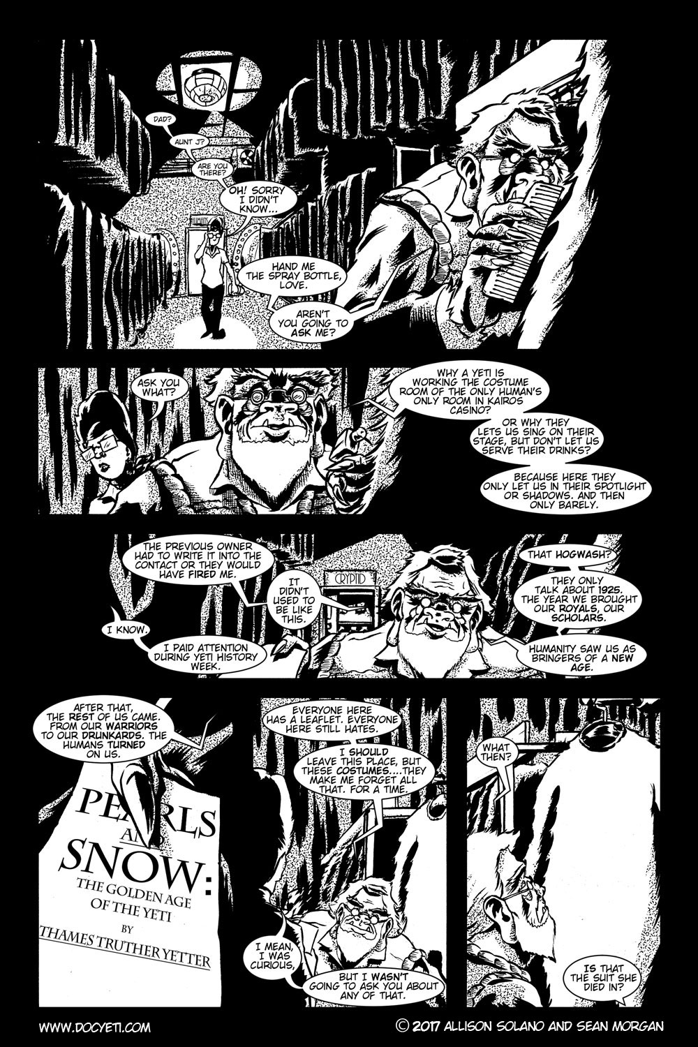 This Yeti for Hire! or the Yeti with the Lace Kerchief! Issue 2 pg.4