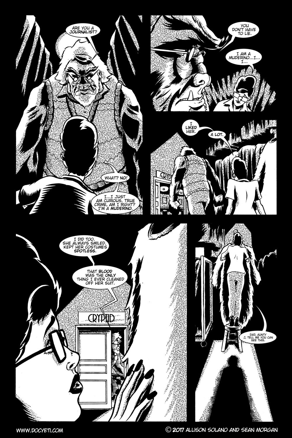 This Yeti for Hire! or the Yeti with the Lace Kerchief! Issue 2 pg.5