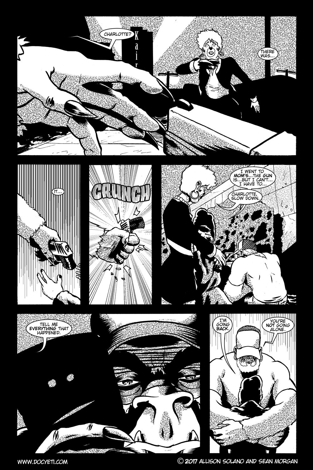 This Yeti for Hire! or the Yeti with the Lace Kerchief! Issue 2 pg.15