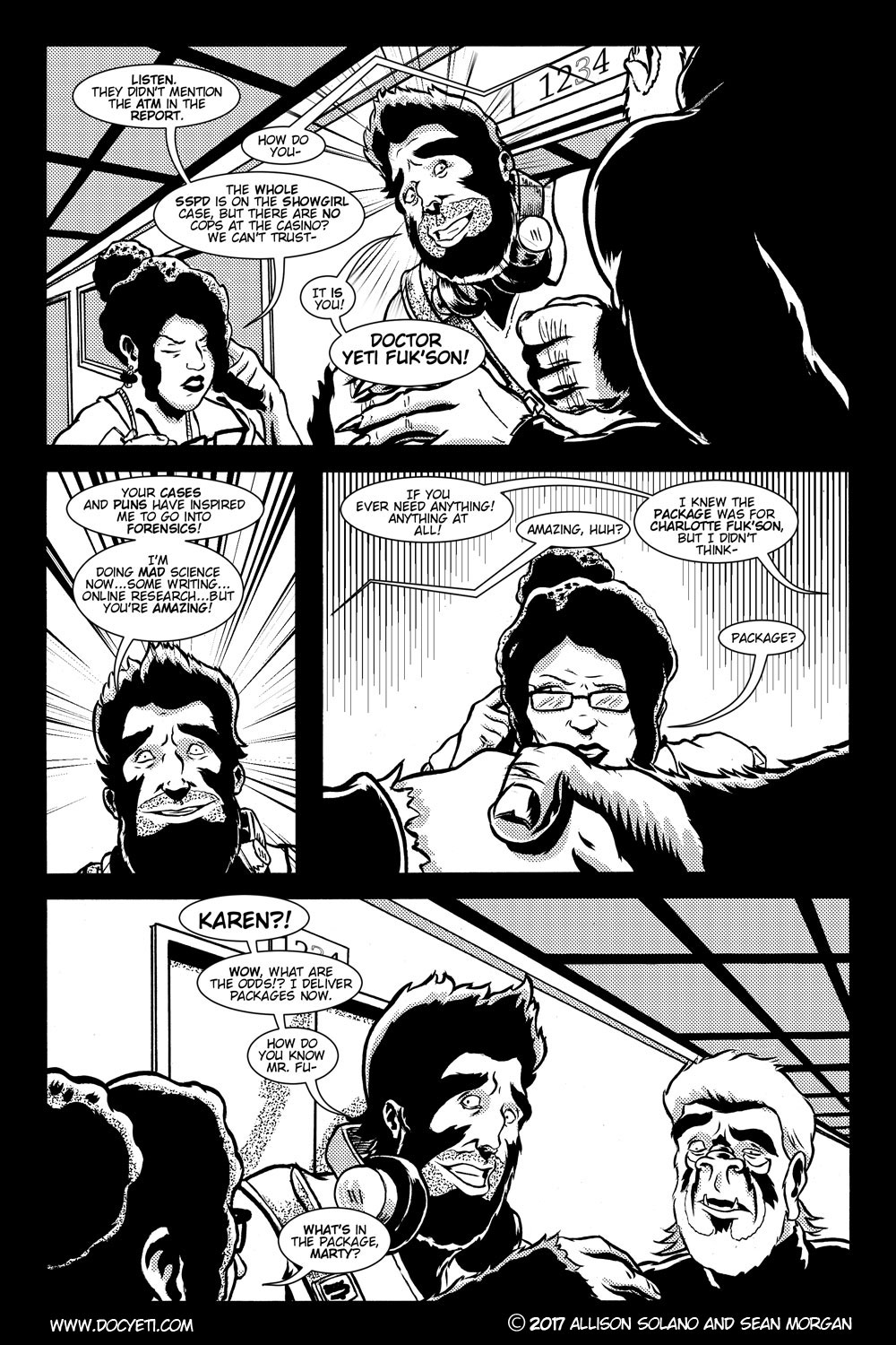 This Yeti for Hire! or the Yeti with the Lace Kerchief! Issue 3 pg.05