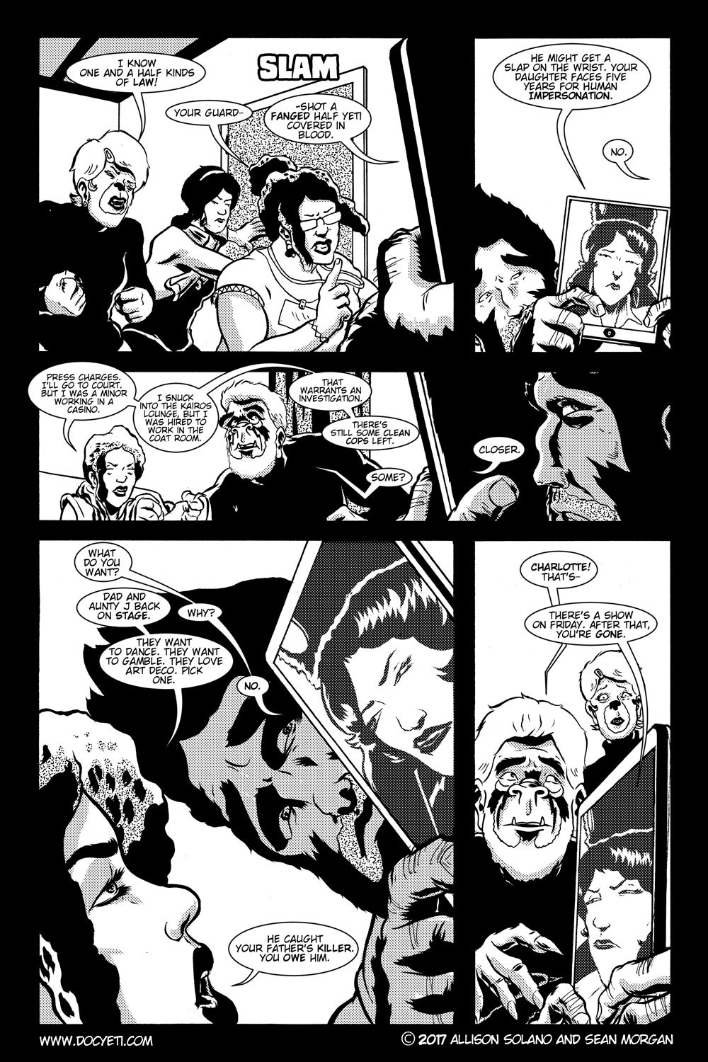 This Yeti for Hire! or the Yeti with the Lace Kerchief! Issue 3 pg.07